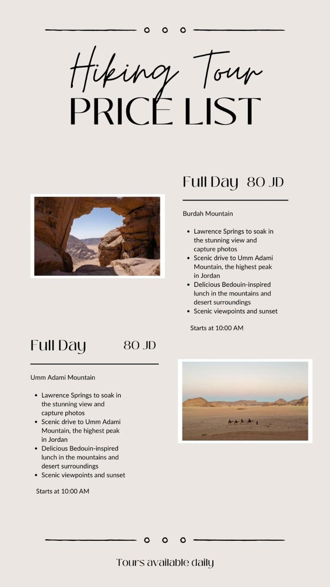 Hasan Zawaideh Luxury Camp 2 Luxury tent *